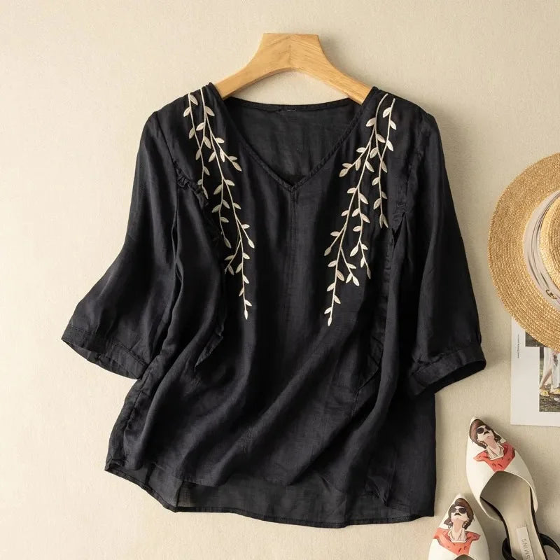 Dana Rose Linen Shirt