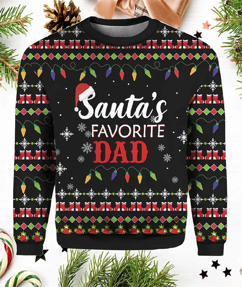 Funny Santa Claus Sweaters For Christmas