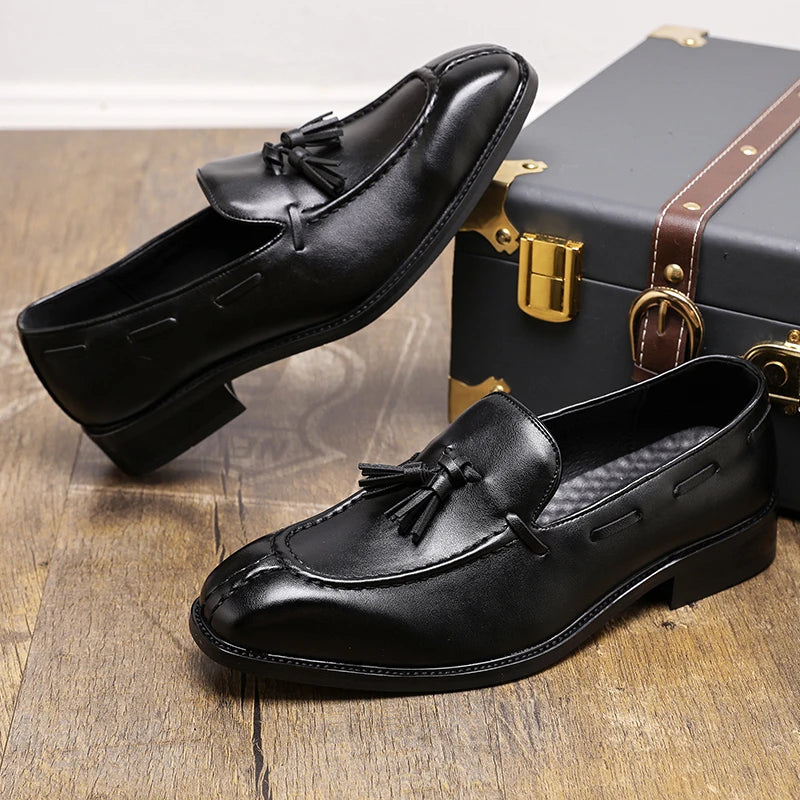 Austin Reed Polished Leather Loafer
