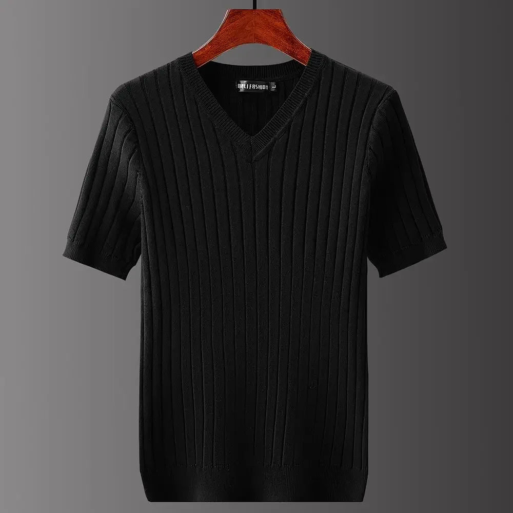Maxwell Reed Textured Knit Tee