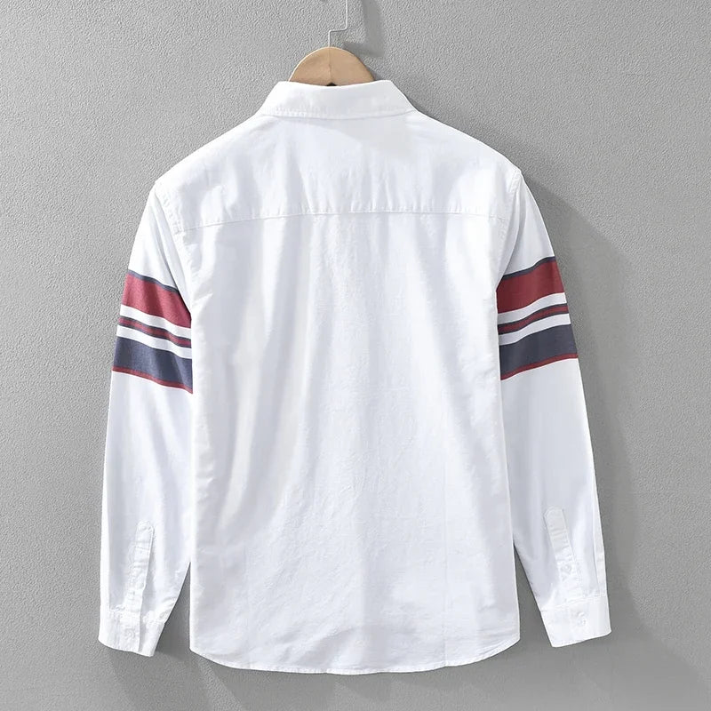 Logan Pierce Striped Cotton Shirt