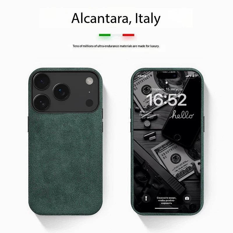 Milano Alcantara Case – iPhone 17 Series