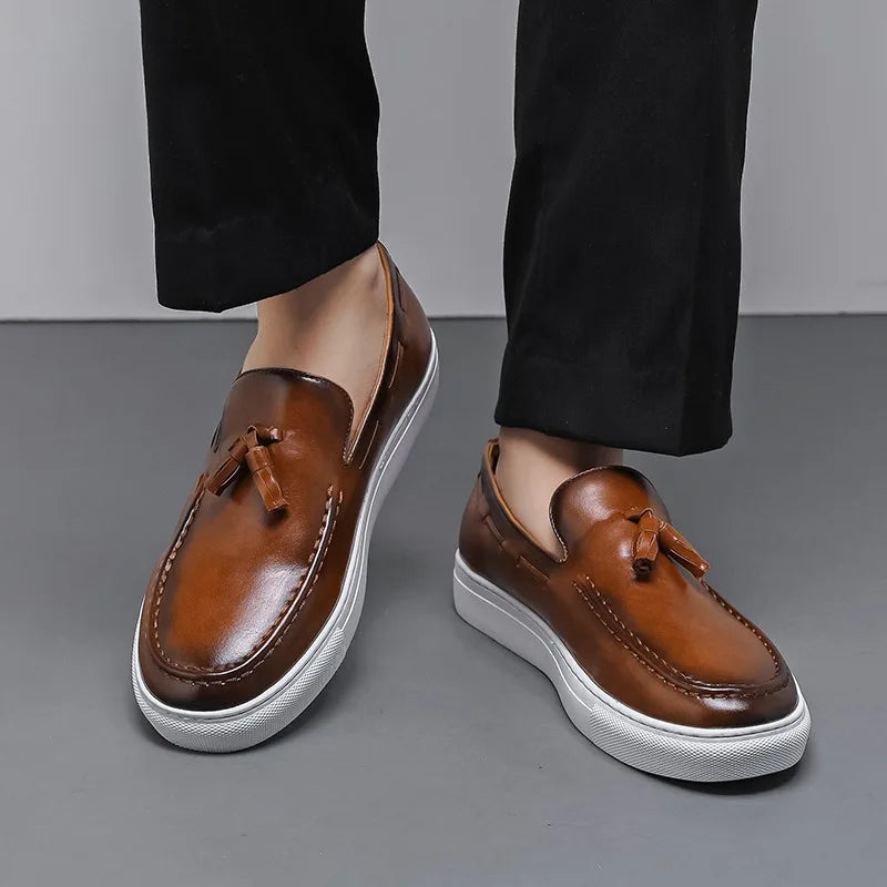 Nick Roy Leather Loafers