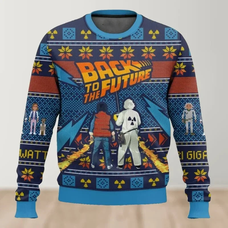 Retro Back To The Future Sweater