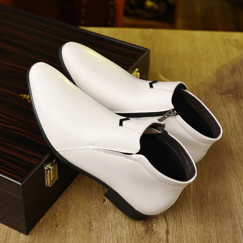 Imperio Leather Ankle Boots