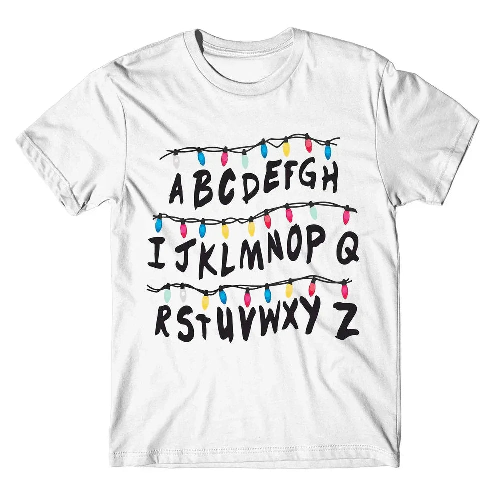 Upside Down Alphabet Lights Shirt