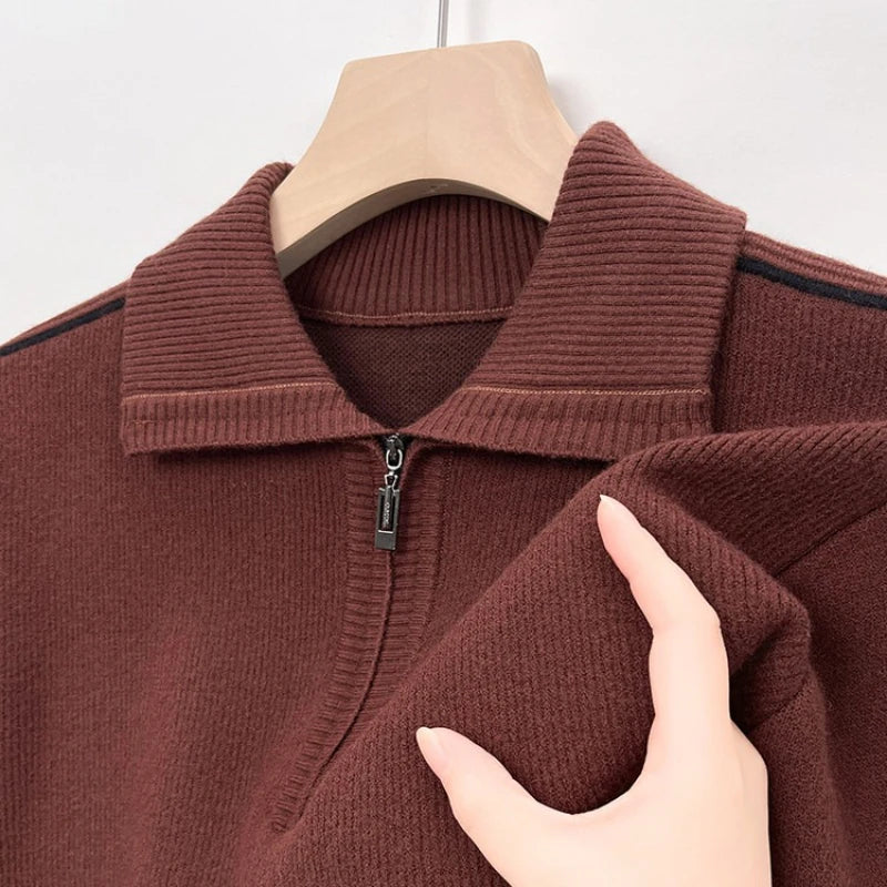 Dan Harrison Quarter-Zip Sweater