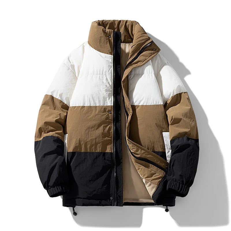 Dan Anthony Striped Puffer Jacket