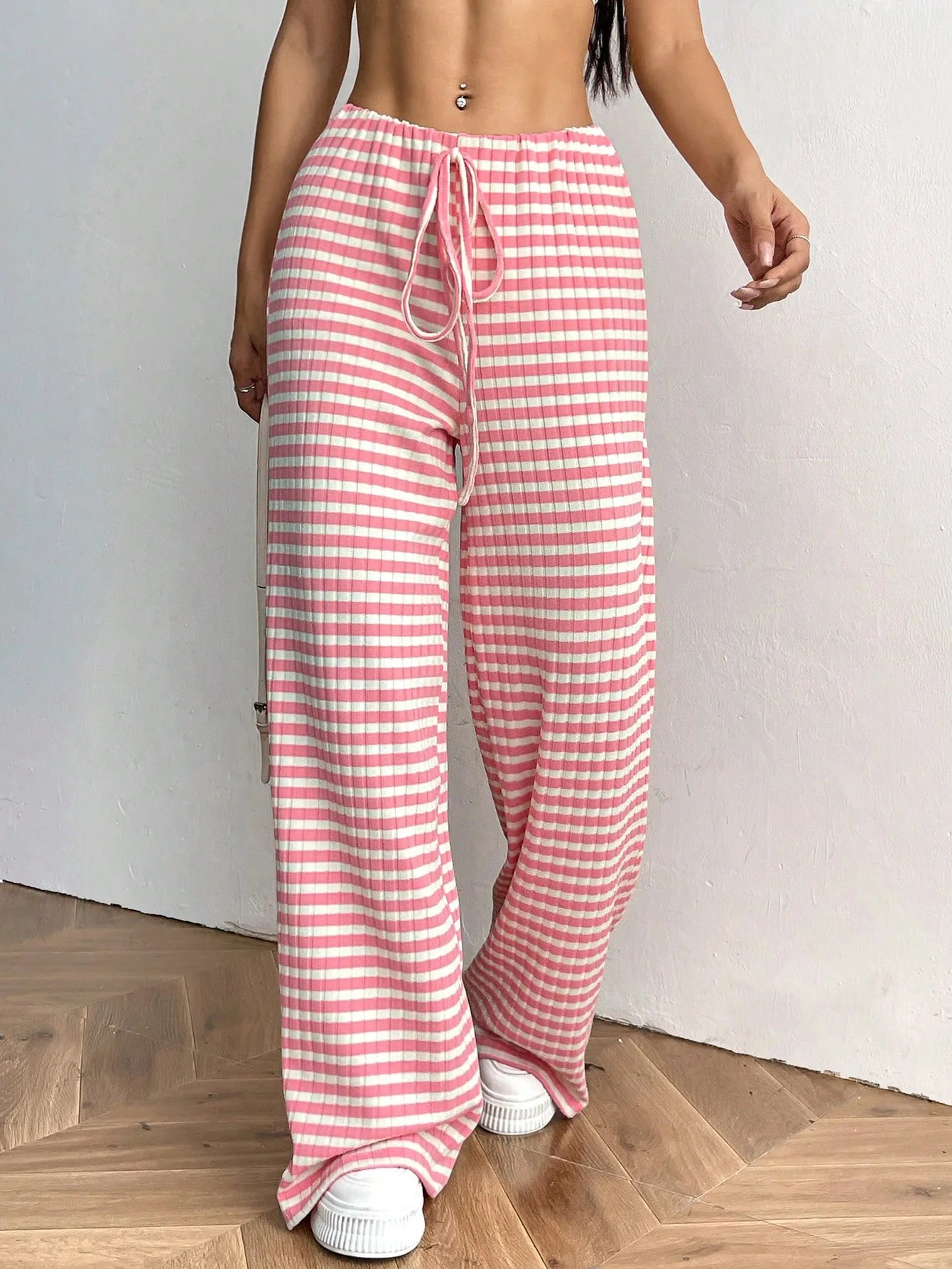Clara Woods Striped Lounge Pants