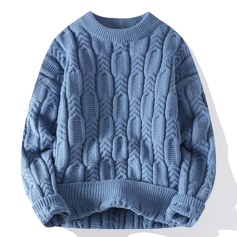 Heritage Cable Knit Wool Sweater