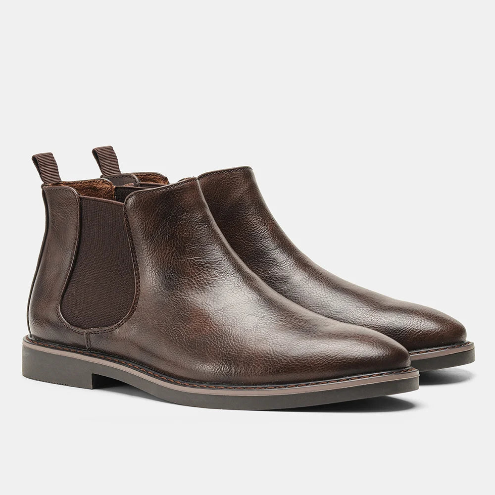 Jacob Mason Leather Chelsea Boots