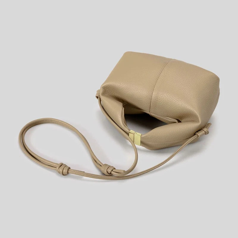 Camille Pebbled Leather Handbag