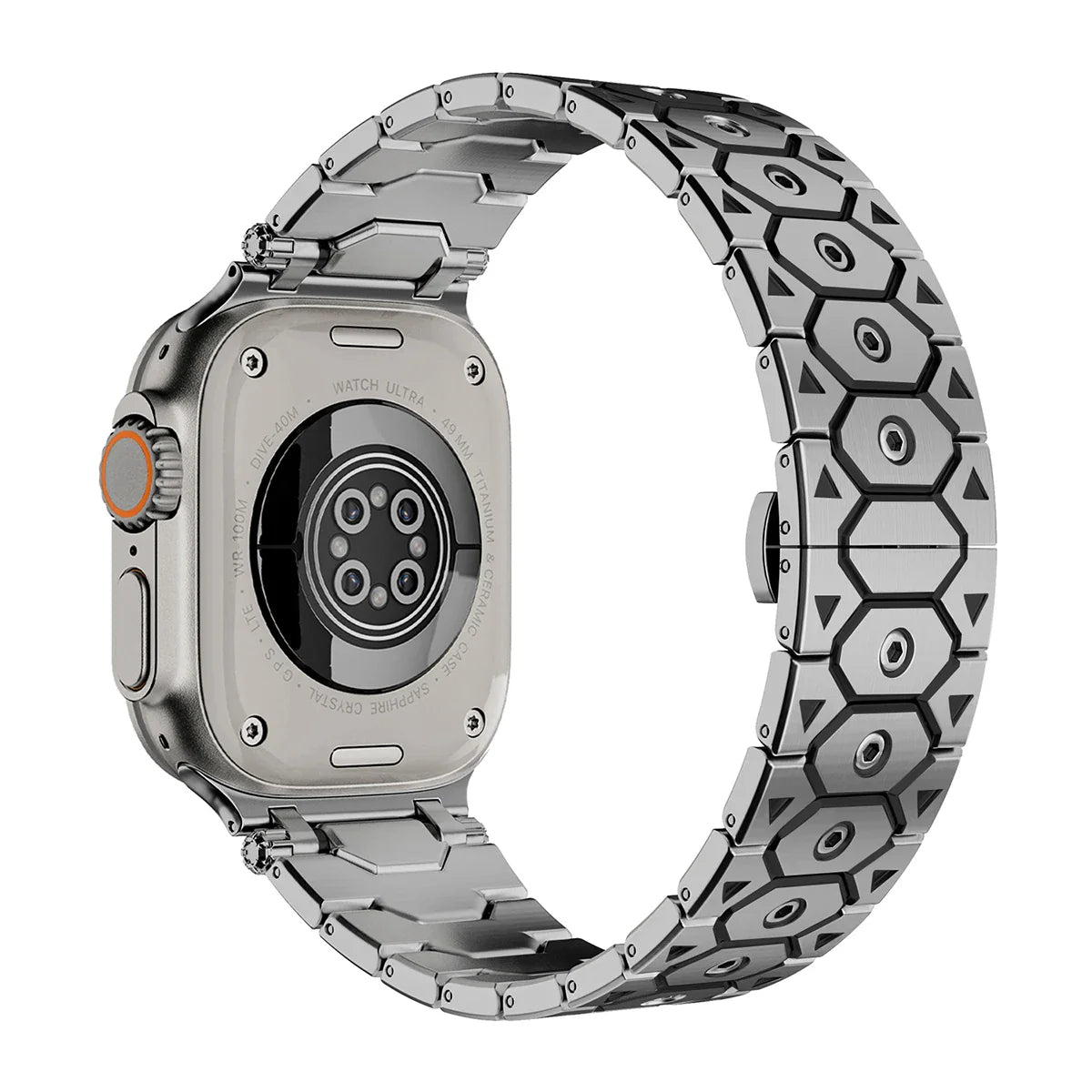 CLAIRS TITANIUM APPLE WATCH BAND