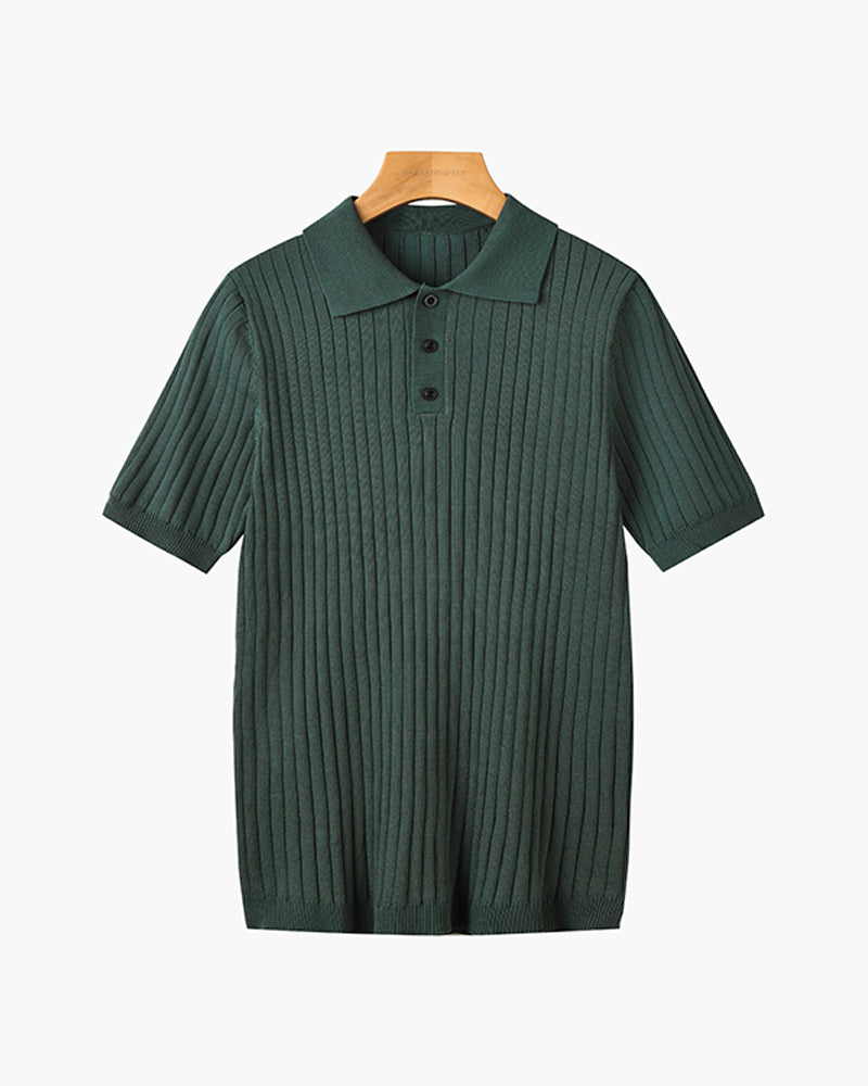 LANGFORD Knitted Polo Shirt