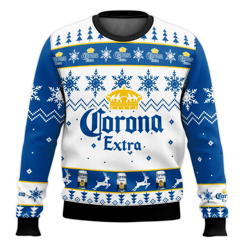 Funny Corona Christmas Sweater