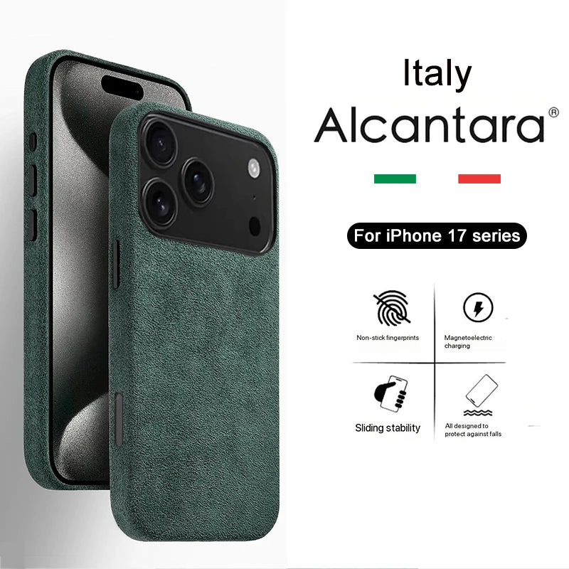 Milano Alcantara Case – iPhone 17 Series