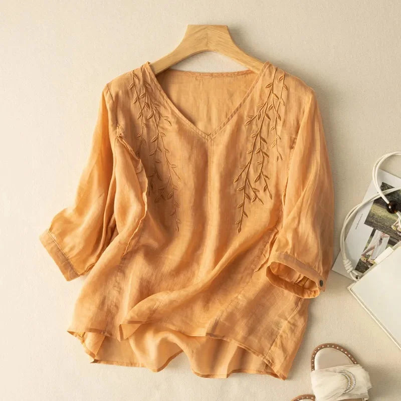 Dana Rose Linen Shirt