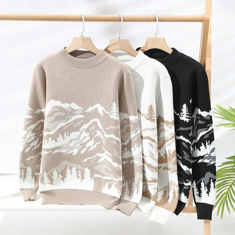 Jack Harrington Landscape Wool Sweater