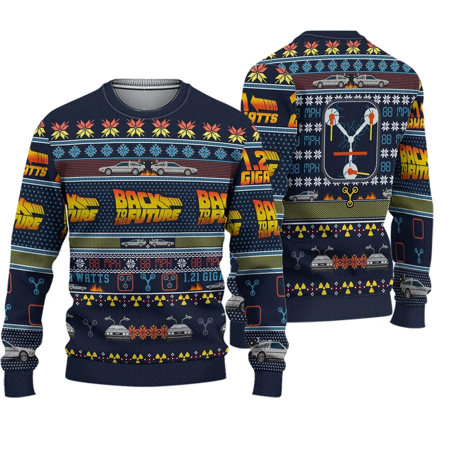 Retro Back To The Future Sweater