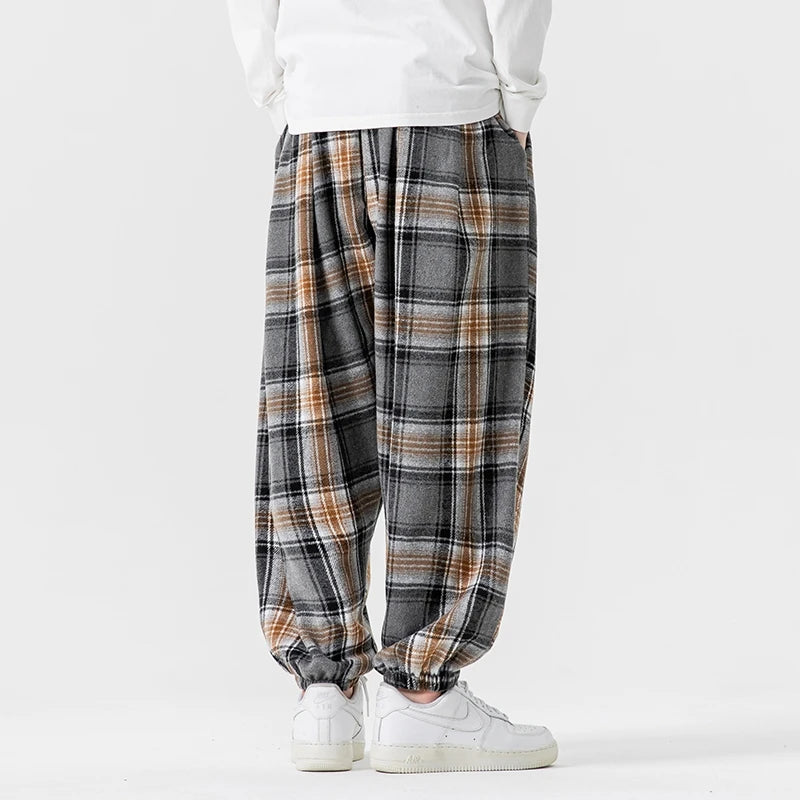 Jack Anthony Plaid Trousers