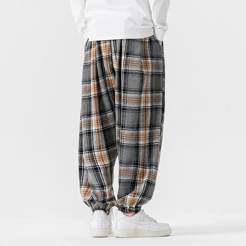 Dan Anthony Retro Plaid Joggers