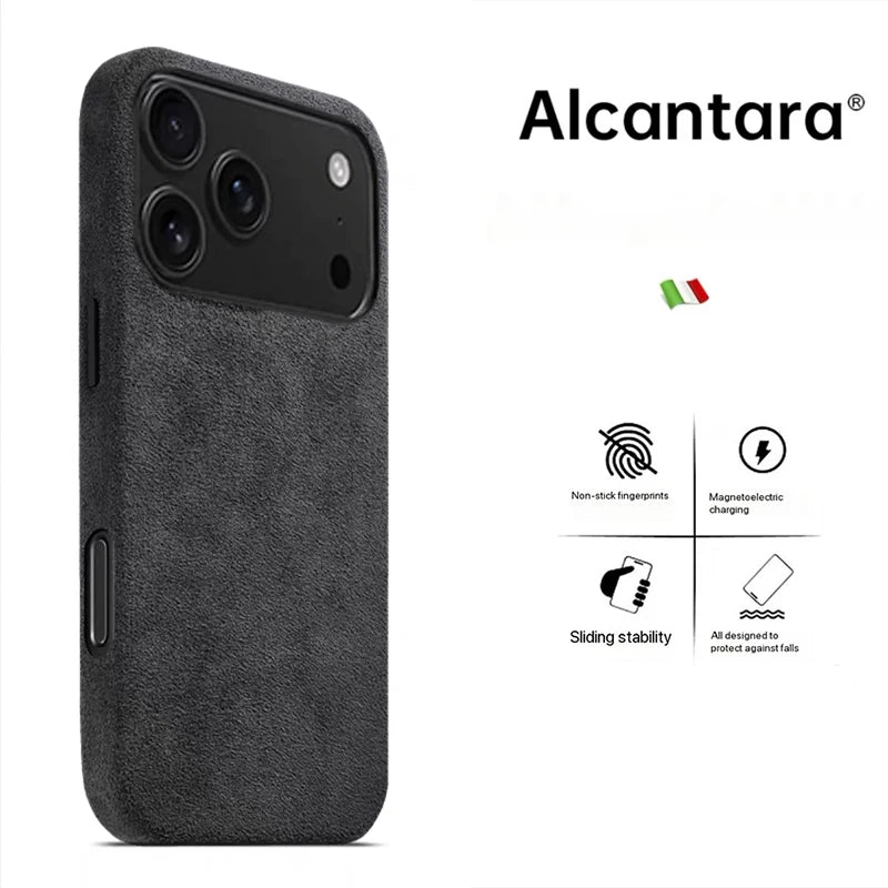 Milano Alcantara Case – iPhone 17 Series