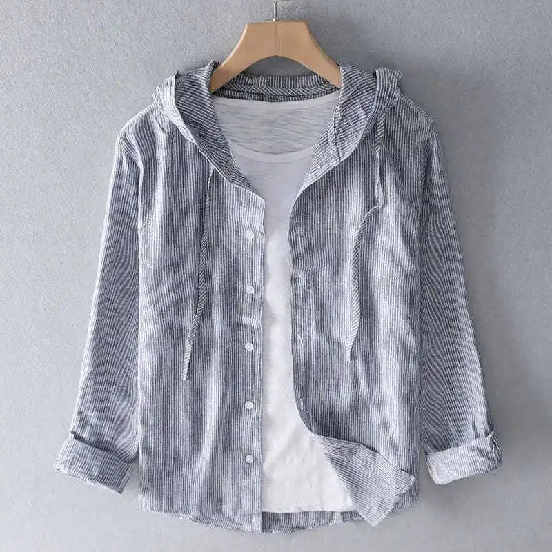 Hannah Clay Linen Hoodie