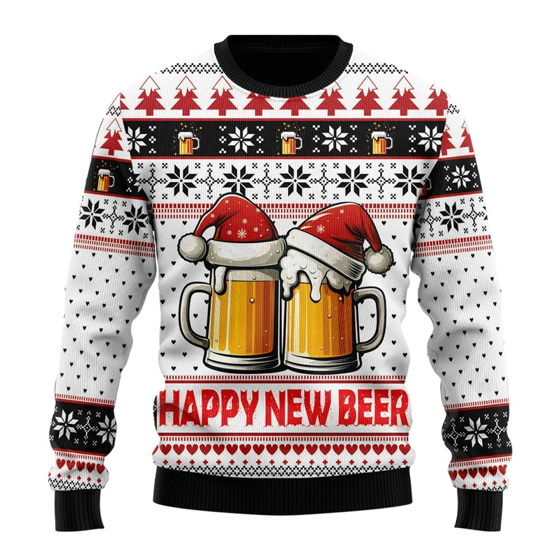 Most Wonderful Time For Beer Christmas Sweater