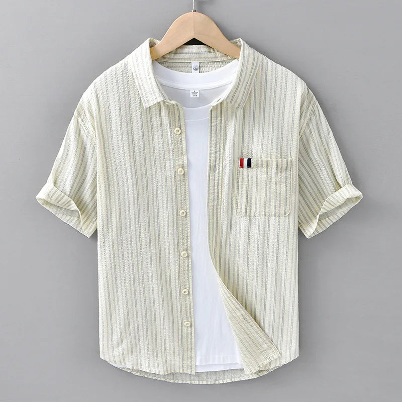 Dan Anthony Striped Short Sleeve