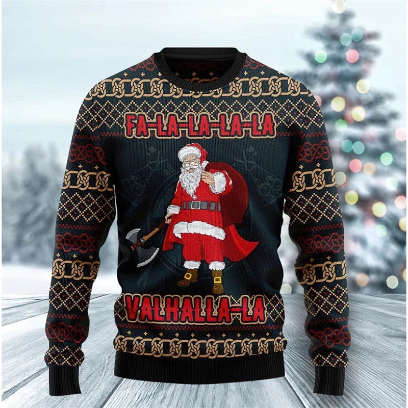 Funny Santa Claus Sweaters For Christmas