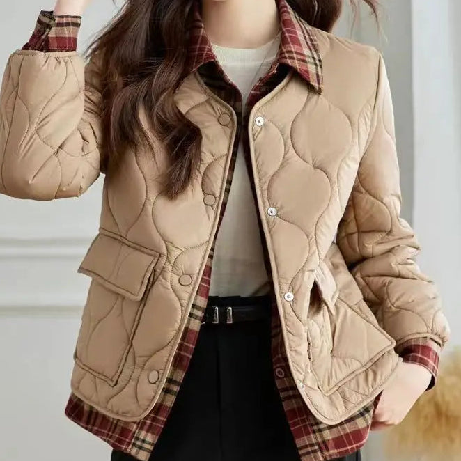 Sienna Quilted Plaid Jacket