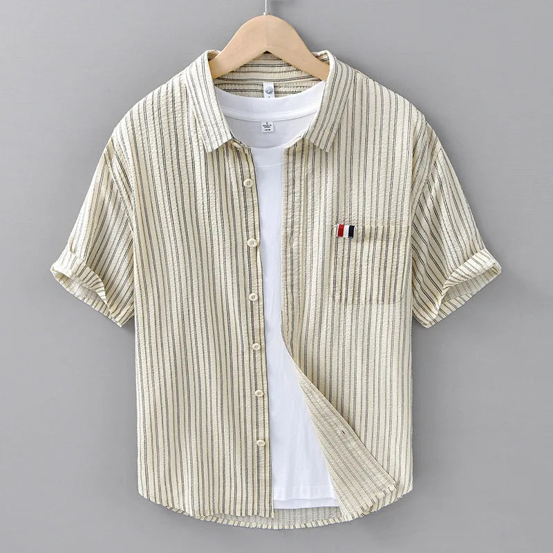 Dan Anthony Striped Short Sleeve