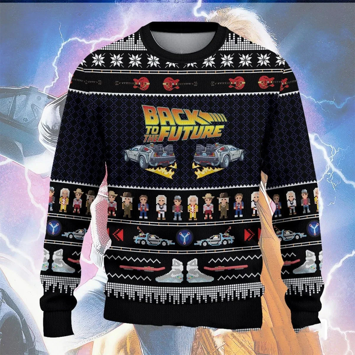 Retro Back To The Future Sweater