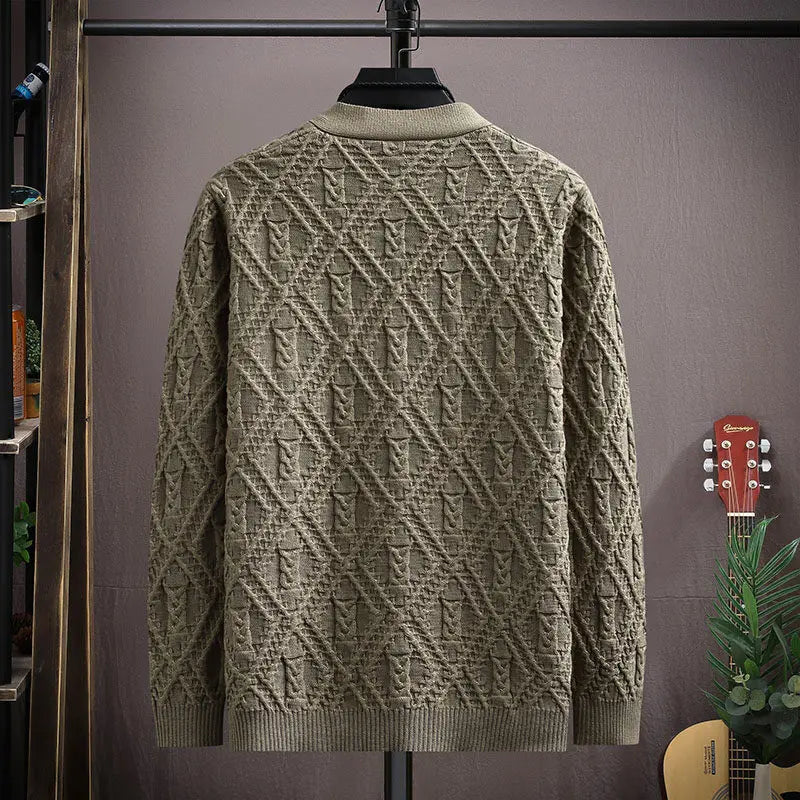 Oliver Grant Cable Knit Cardigan