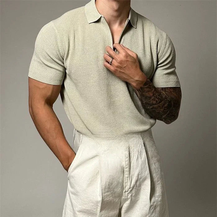 Ethan Cole Knit Polo Shirt