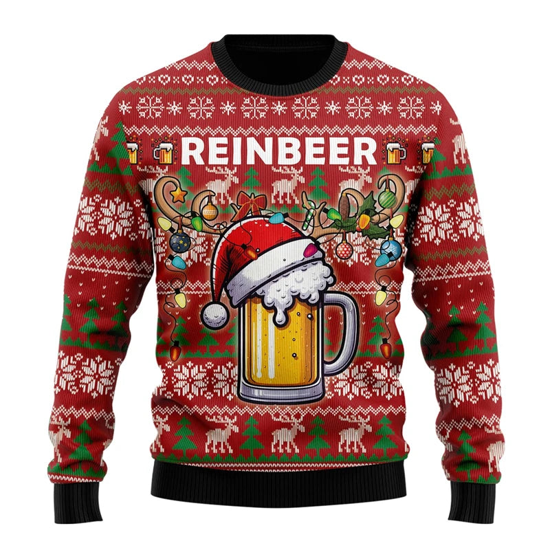 Most Wonderful Time For Beer Christmas Sweater
