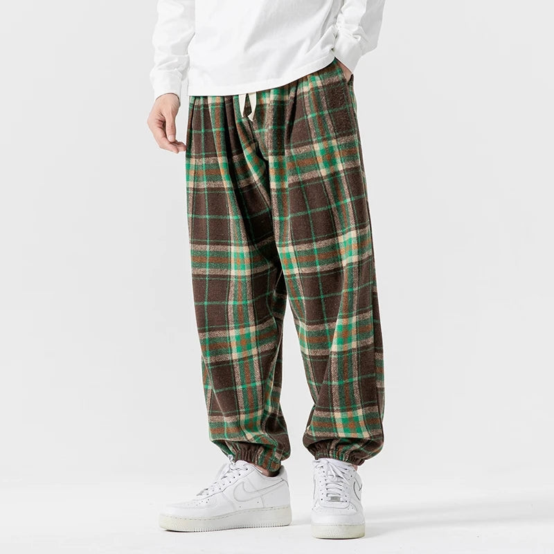 Jack Anthony Plaid Trousers