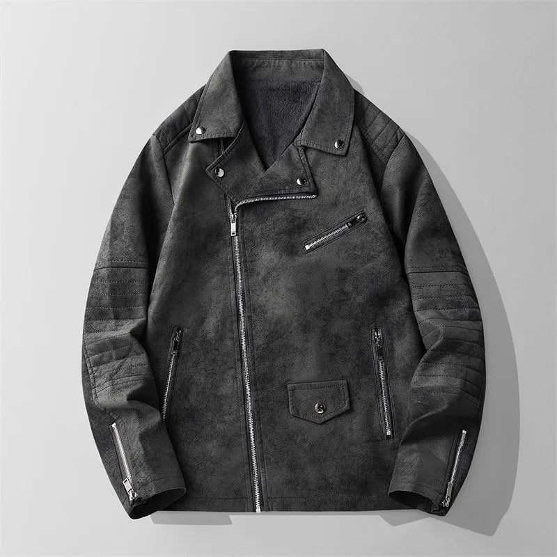 Dave Harrington Leather Moto Jacket
