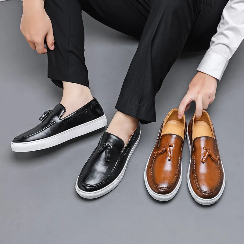 Nick Roy Leather Loafers