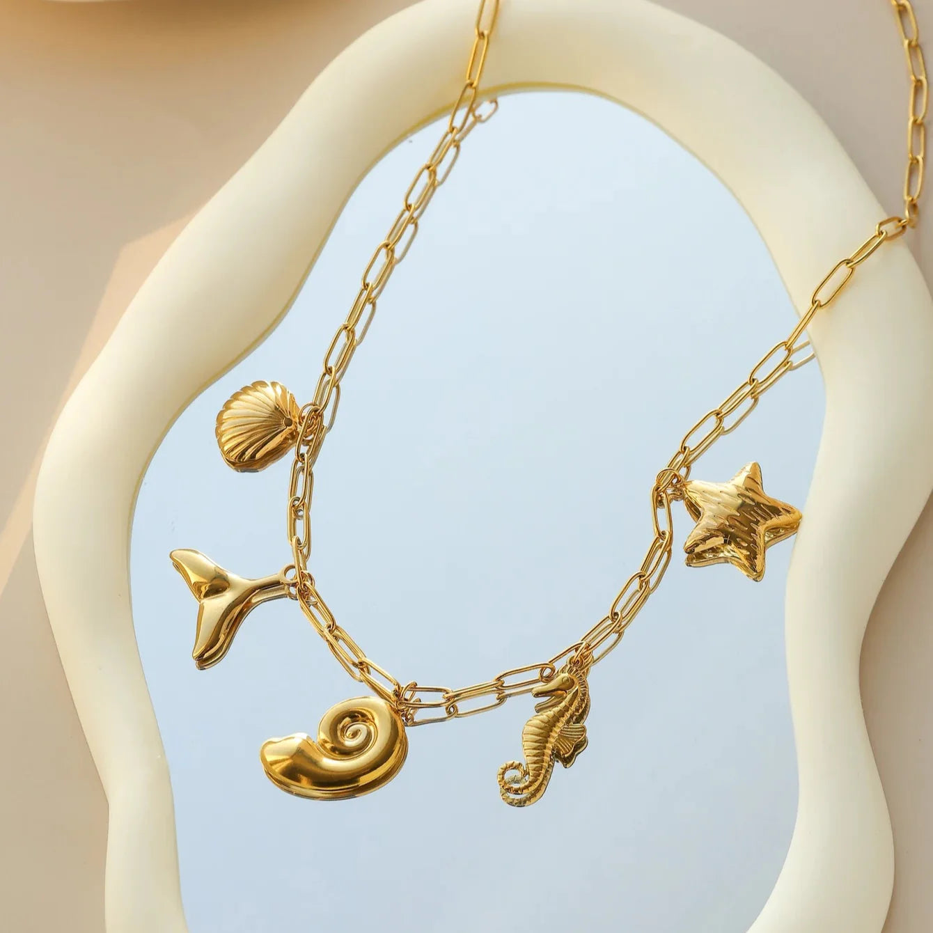 Luna Rose Charm Necklace