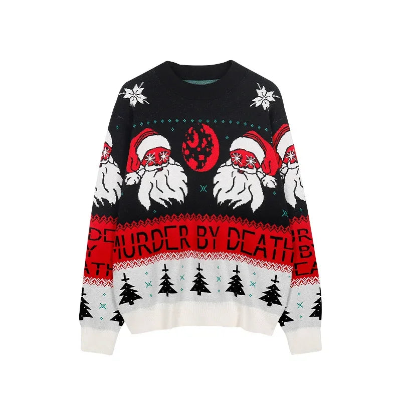 Holly Knit Christmas Sweater