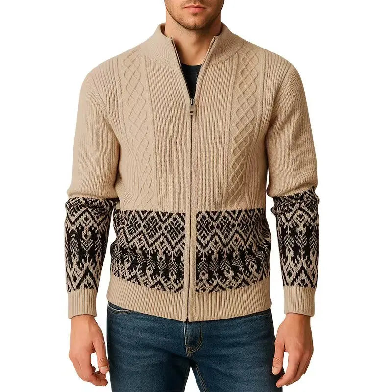 Cole Archer Nordic Zip Sweater