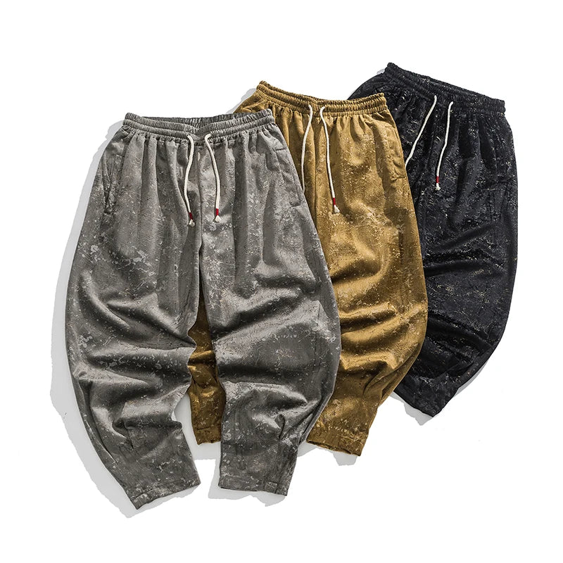 Jacob Mason Marble Velvet Pants
