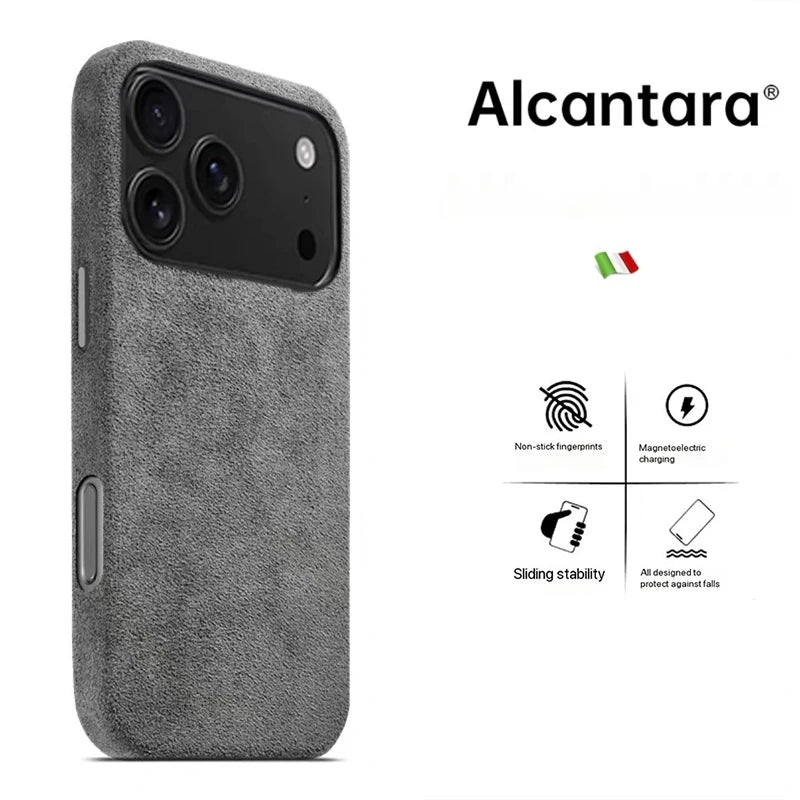 Milano Alcantara Case – iPhone 17 Series