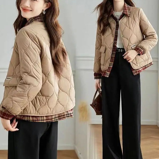 Sienna Quilted Plaid Jacket