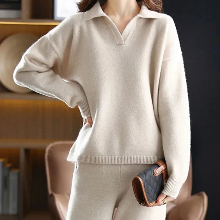 Clara Luxe Wool Knit Set