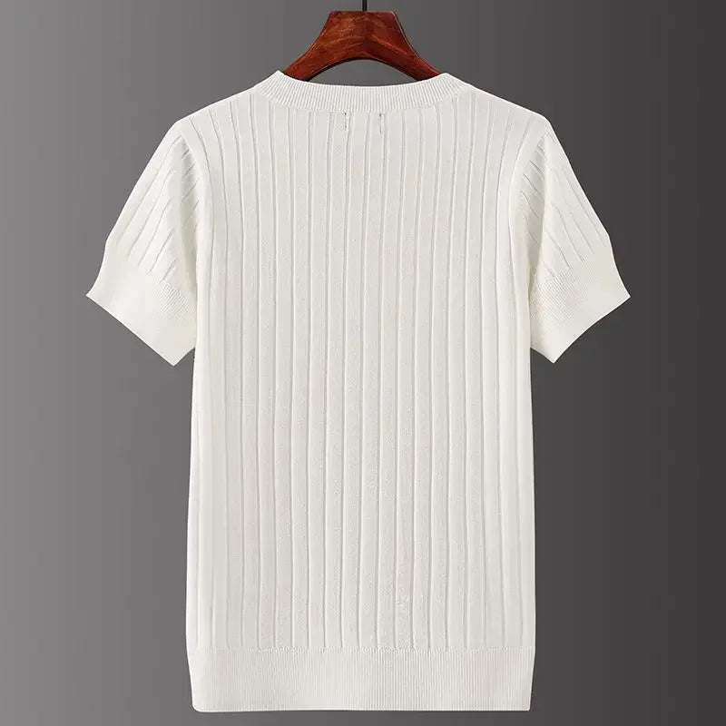Maxwell Reed Textured Knit Tee