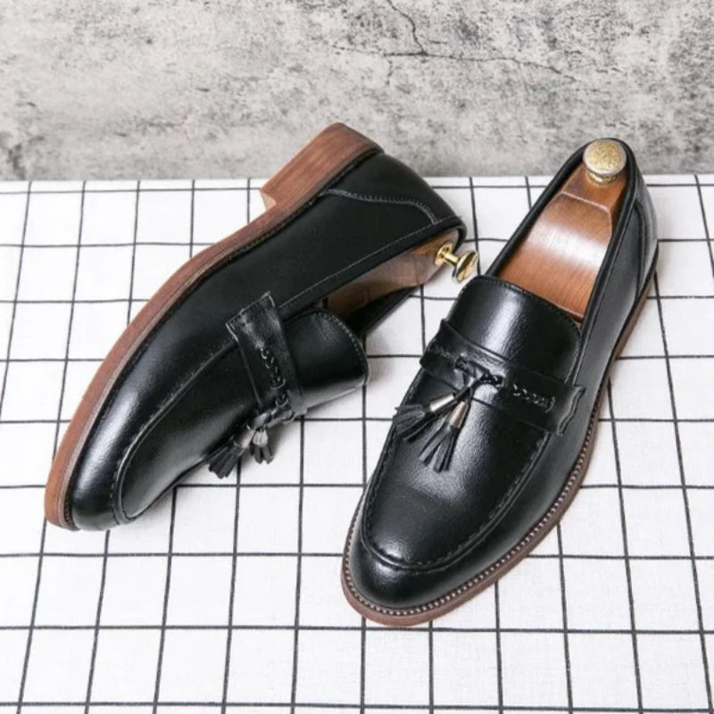 Richmond Leather Tassel Loafers