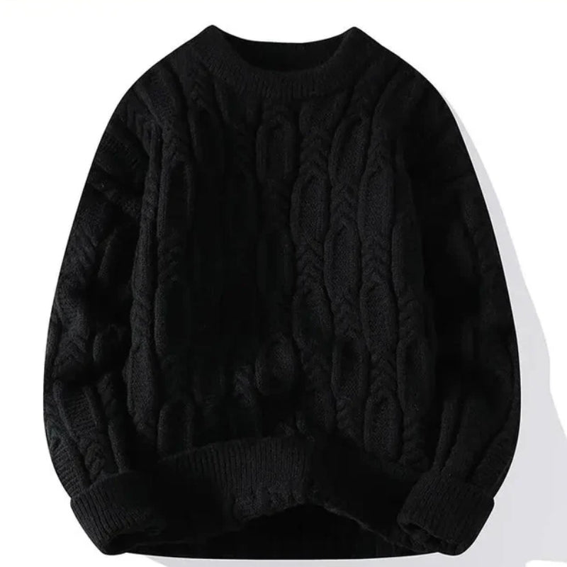 Heritage Cable Knit Wool Sweater