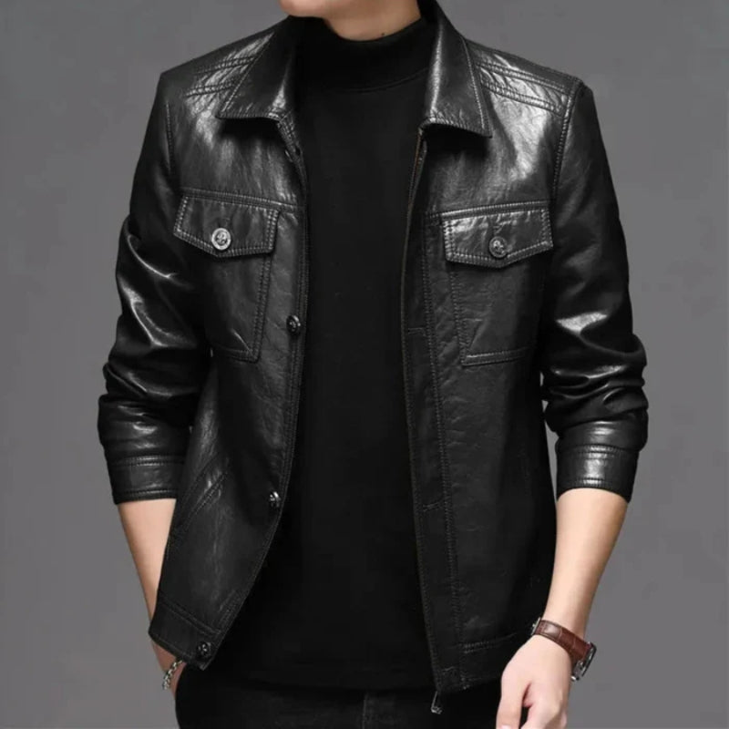 Dan Wellington Genuine Leather Jacket